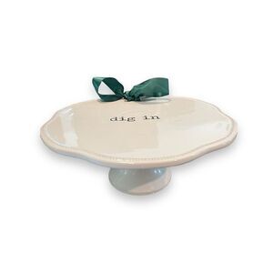 Pier 1 Imports Hostess Dig In 10” Cake Plate